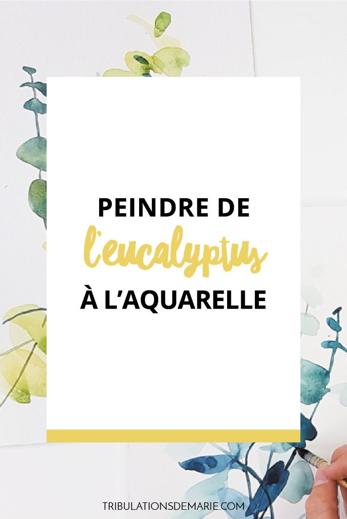 Peindre de l'eucalyptus à l'aquarelle