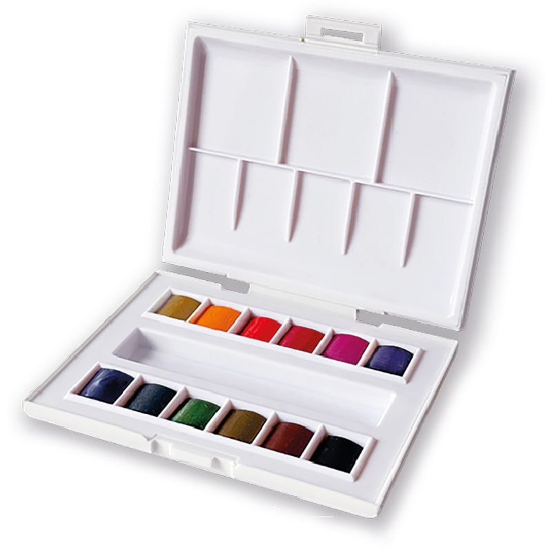 palette d'aquarelle pour débuter