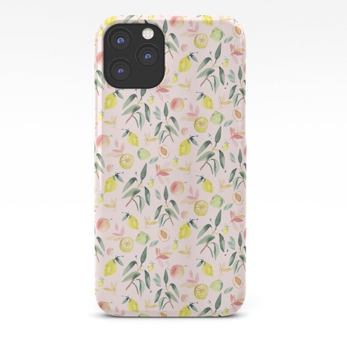 coque de téléphone avec un motif à l'aquarelle