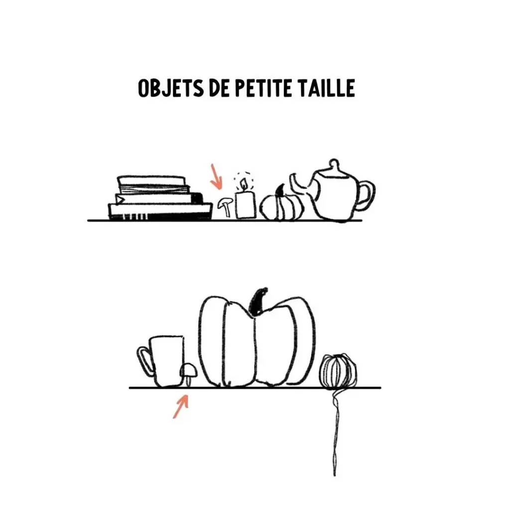 Doodles : objets de petite taille