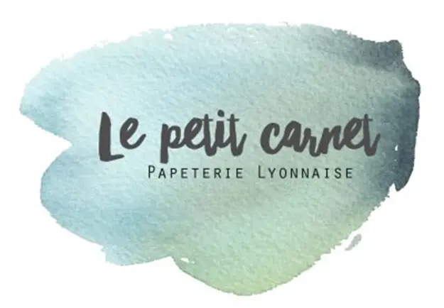 Logo fictif en fonds aquarelle coloré