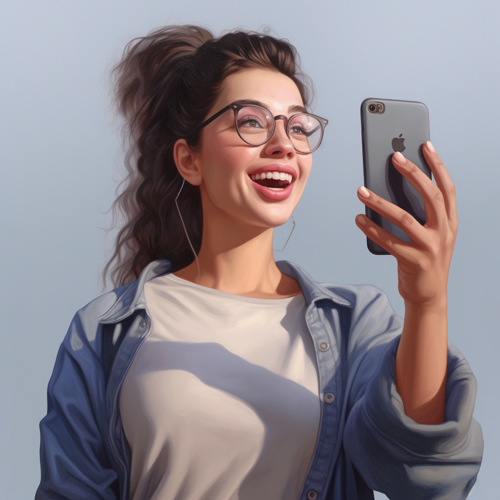 artiste qui regarde son compte instagram sur son téléphone