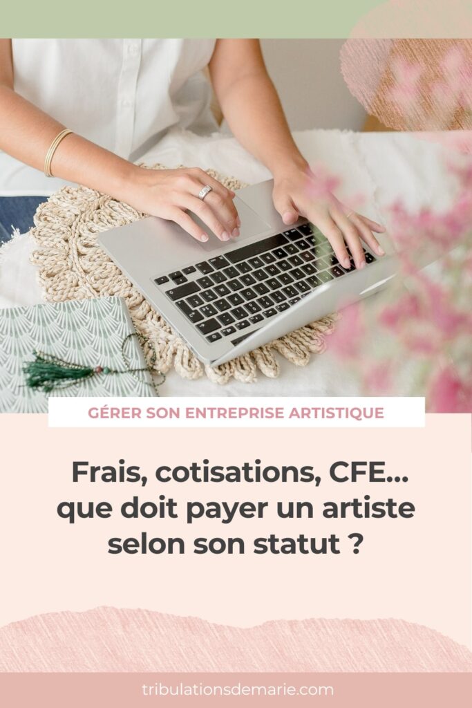 Article : Frais, cotisations, CFE... que doit payer un artiste selon qu'il soit en auto-entrepreneur ou en artiste-auteur ?