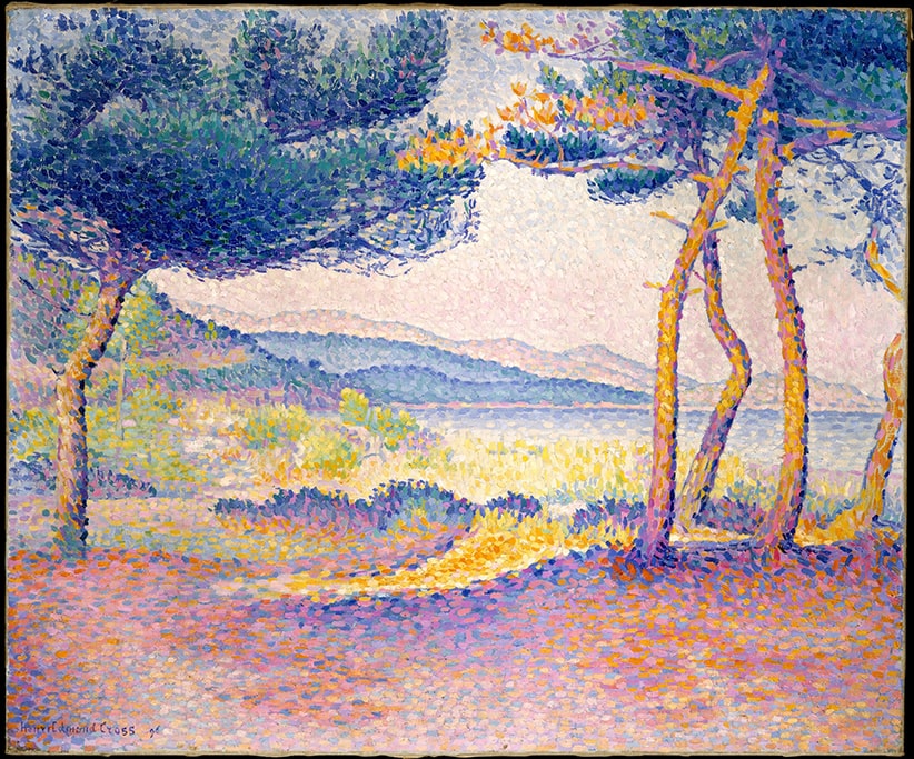 Les pins le long du rivage de Henri-Edmond Cross