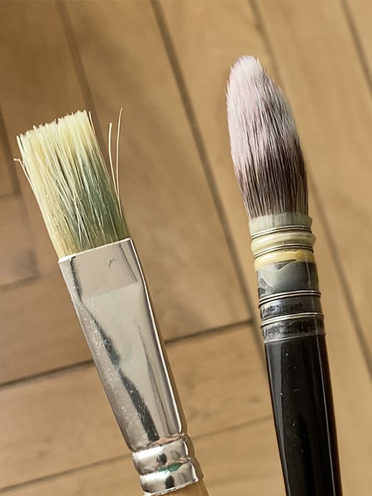 16 Pièces Kit Pinceau De Peinture, Pinceaux Peinture Acrylique