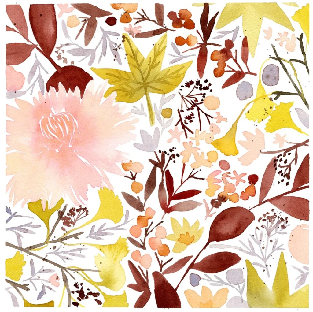 Inspirations automne faux motif