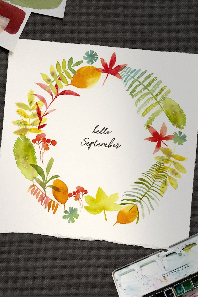 Inspirations automne : la couronne florale