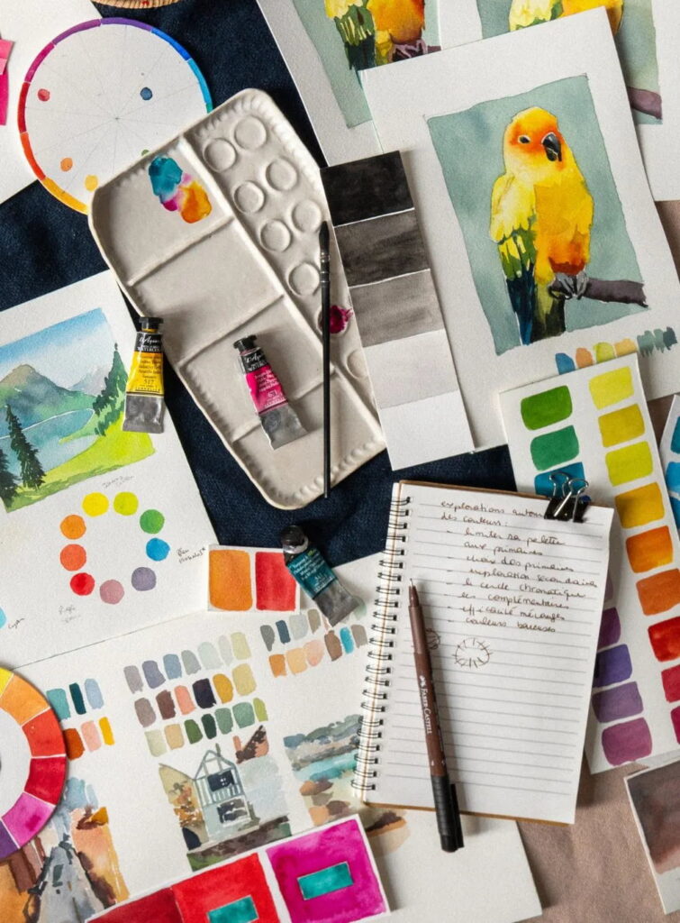 Cours "Codes Couleurs" pour apprendre à faire des mélanges et éviter les palettes trop chargées