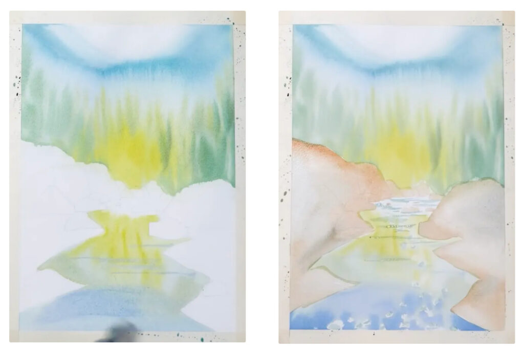 Arrière plan et plans intermédiaire 