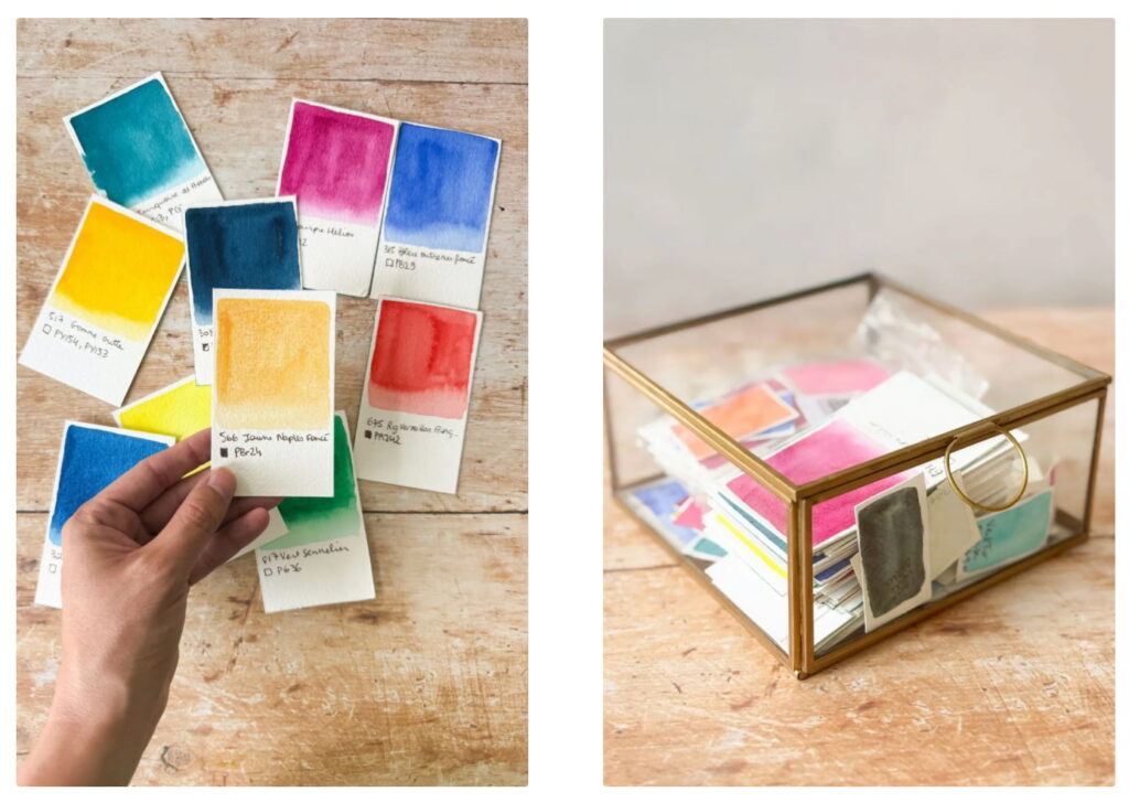 Organiser son matériel aquarelle et ses couleurs 