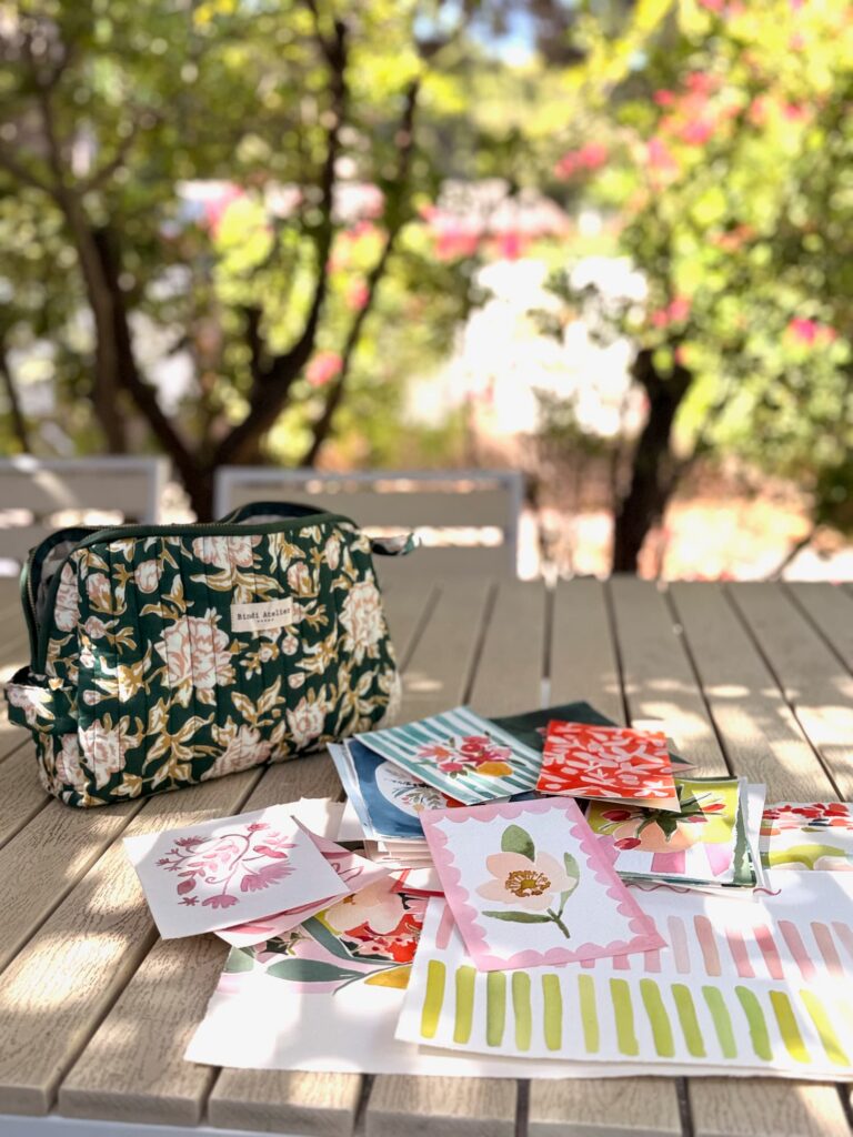Trousse pratique pour peindre à l'aquarelle en plein air