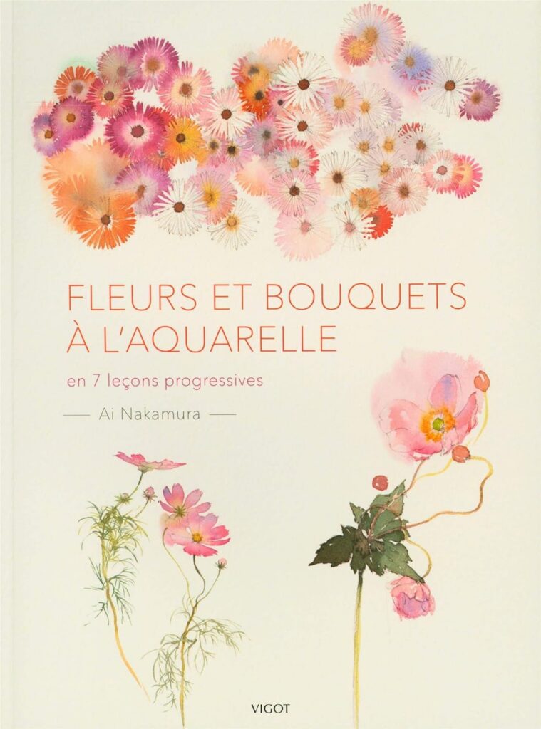 Livres d'aquarelle Inspiration Fleurs