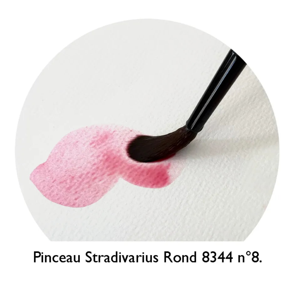 Pinceau Stradivarius Rond 8344 n°8 de Raphaël