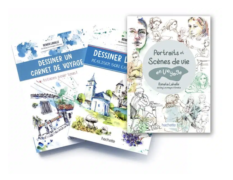 Livres d'aquarelle Inspiration Carnet de voyage